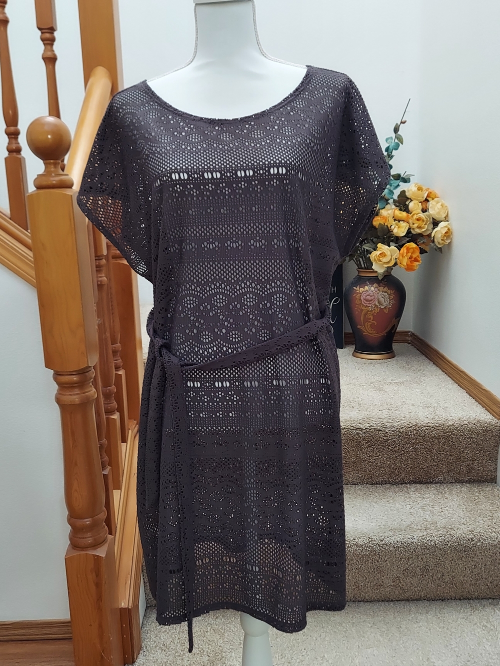 Merona  woman's brown swimsuit cover up. Size XL Lightweght. Beach.Summer. Gifts